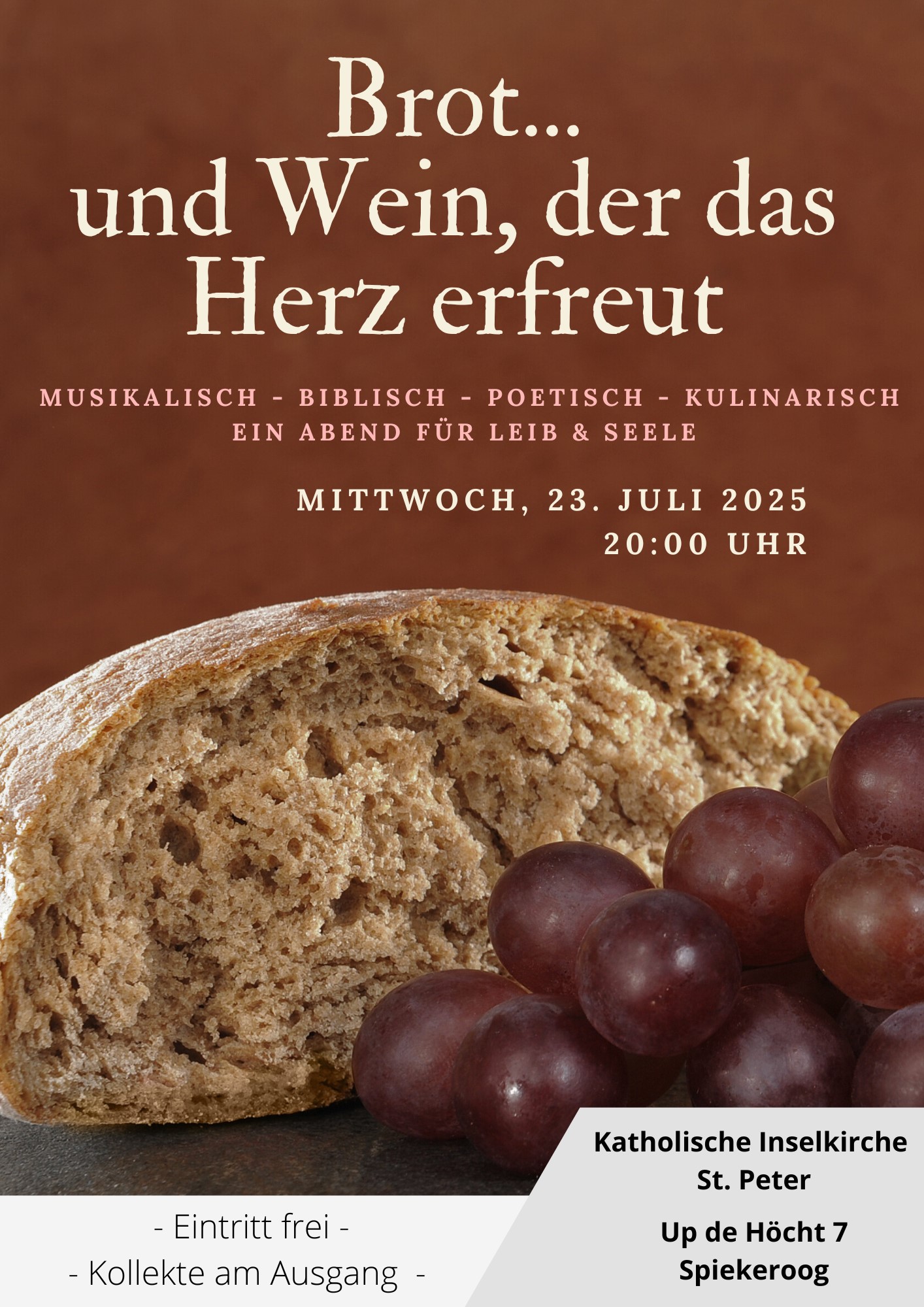 Brot... und Wein, der das Herz erfreut