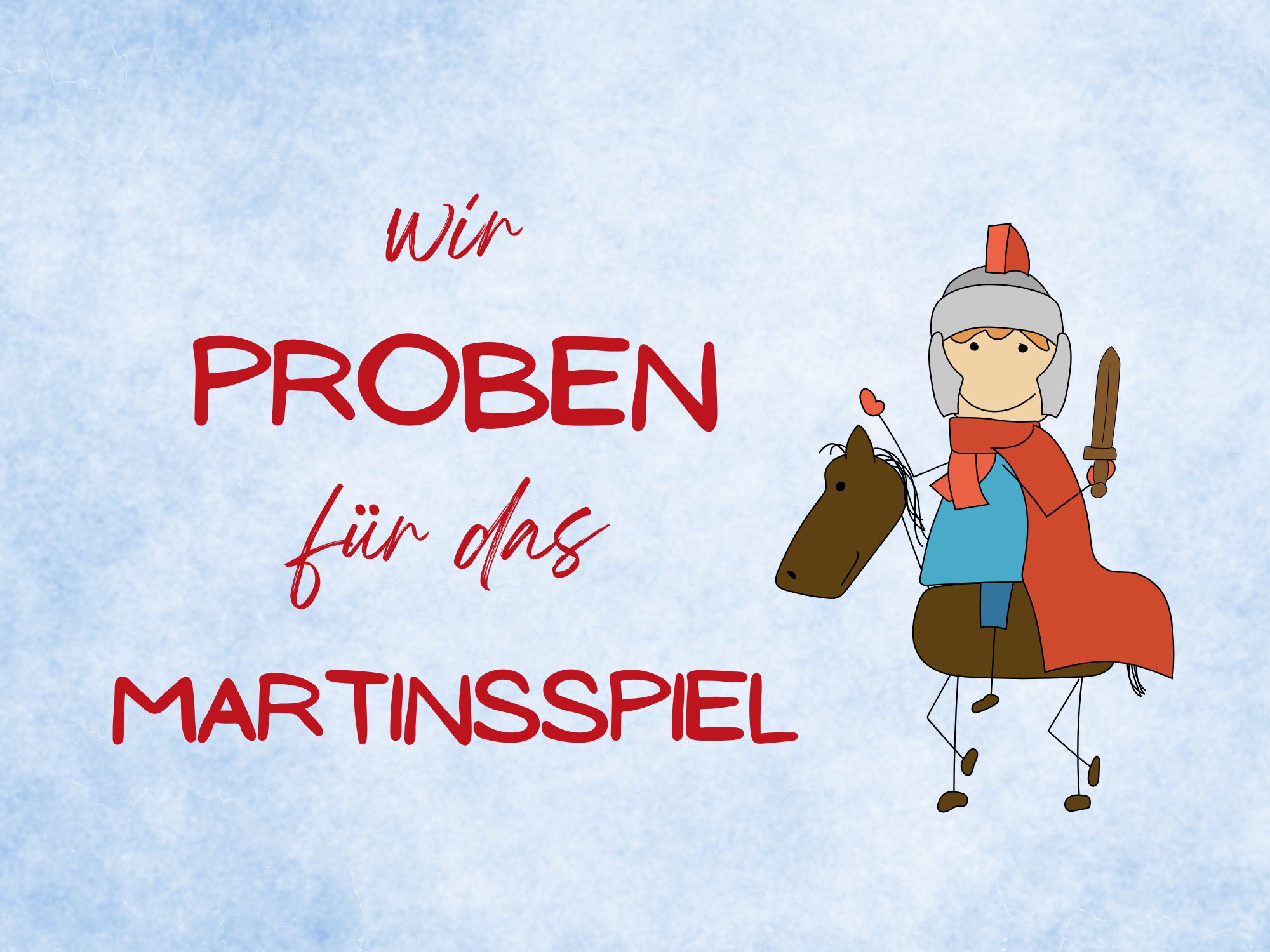2. Probe St. Martins-Aufführung